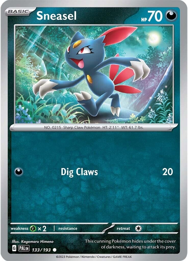 Sneasel (133/193) [Scarlet & Violet: Paldea Evolved] Pokemon Single Pokémon  | Multizone: Comics And Games