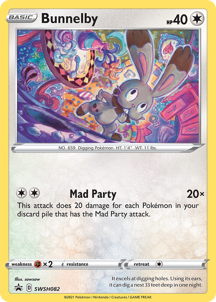 Bunnelby (SWSH082) [Sword & Shield: Black Star Promos] Pokemon Single Pokémon  | Multizone: Comics And Games