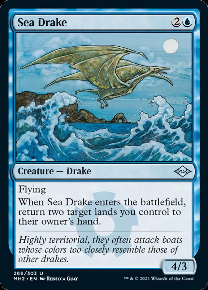 Sea Drake (Foil Etched) [Modern Horizons 2] MTG Single Magic: The Gathering  | Multizone: Comics And Games