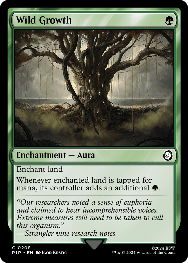 Wild Growth [Fallout] MTG Single Magic: The Gathering  | Multizone: Comics And Games