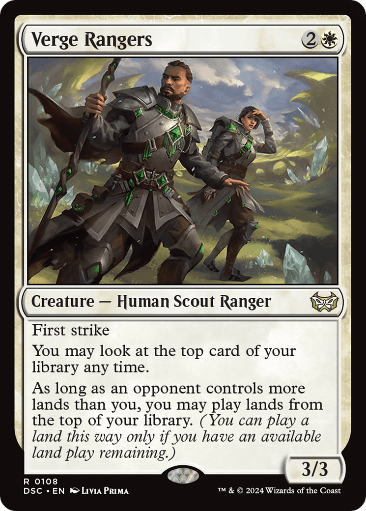 Verge Rangers [Duskmourn: House of Horror Commander] MTG Single Magic: The Gathering  | Multizone: Comics And Games