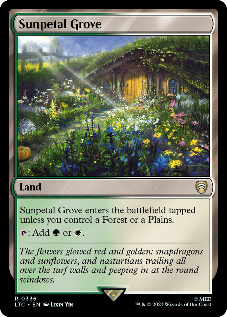 Sunpetal Grove [The Lord of the Rings: Tales of Middle-Earth Commander] MTG Single Magic: The Gathering  | Multizone: Comics And Games
