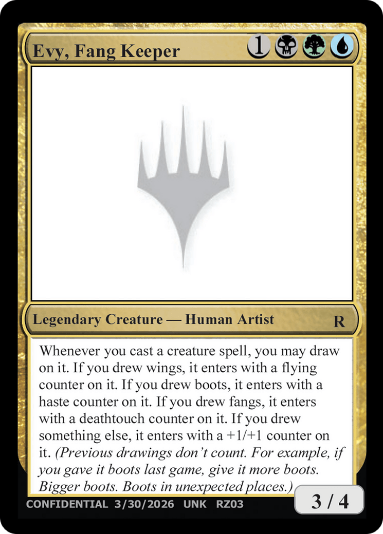 Evy, Fang Keeper [Unknown Event] MTG Single Magic: The Gathering  | Multizone: Comics And Games
