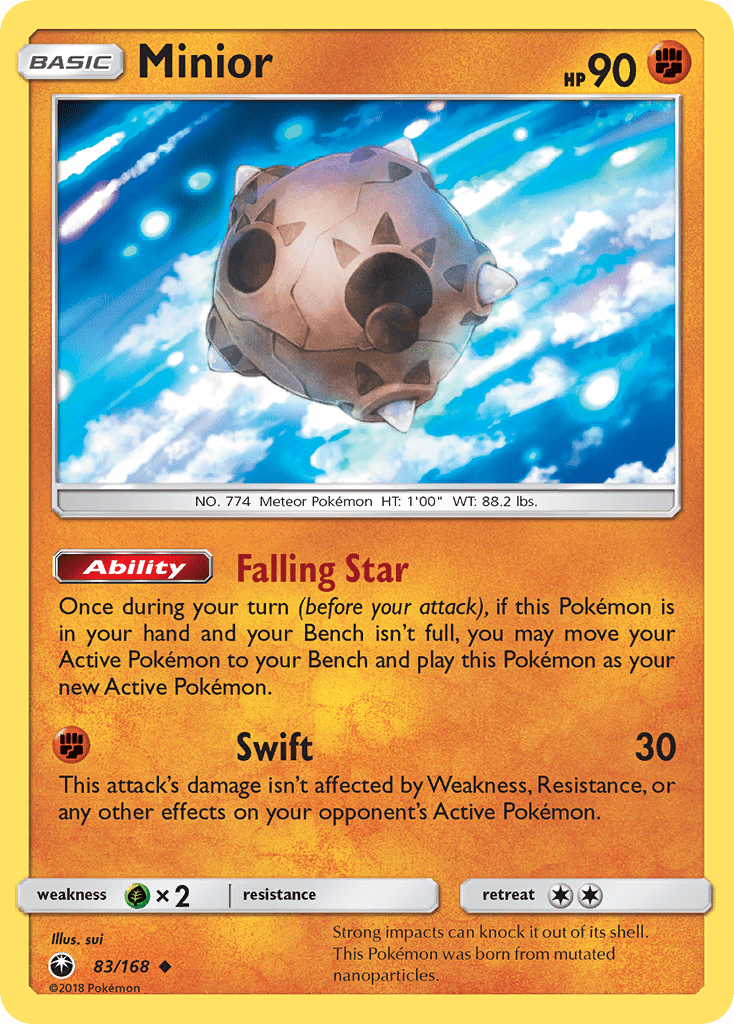 Minior (83/168) [Sun & Moon: Celestial Storm] Pokemon Single Pokémon  | Multizone: Comics And Games