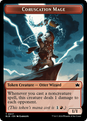 Food // Coruscation Mage Double-Sided Token [Bloomburrow Tokens] MTG Single Magic: The Gathering  | Multizone: Comics And Games
