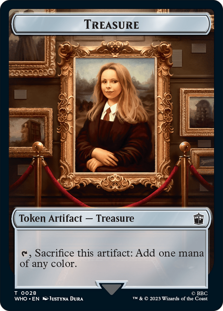 Soldier // Treasure (0028) Double-Sided Token [Doctor Who Tokens] MTG Single Magic: The Gathering  | Multizone: Comics And Games