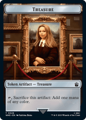 Warrior // Treasure (0028) Double-Sided Token [Doctor Who Tokens] MTG Single Magic: The Gathering  | Multizone: Comics And Games