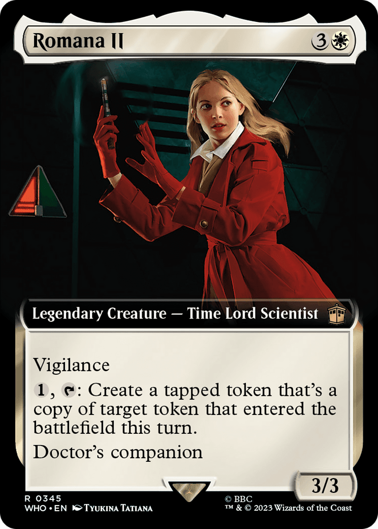 Romana II (Extended Art) [Doctor Who] MTG Single Magic: The Gathering  | Multizone: Comics And Games