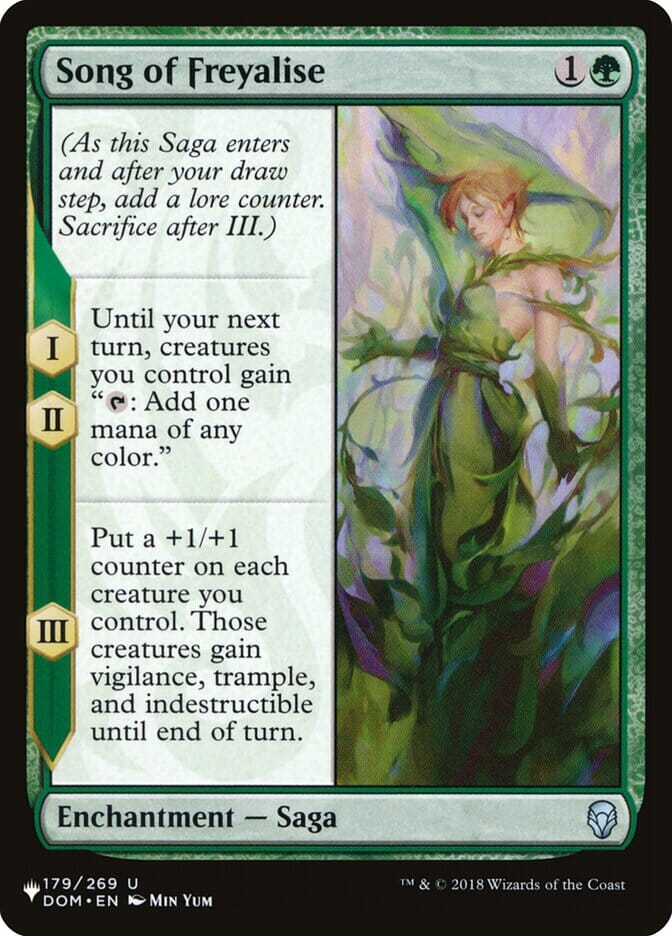 Song of Freyalise [The List] MTG Single Magic: The Gathering  | Multizone: Comics And Games