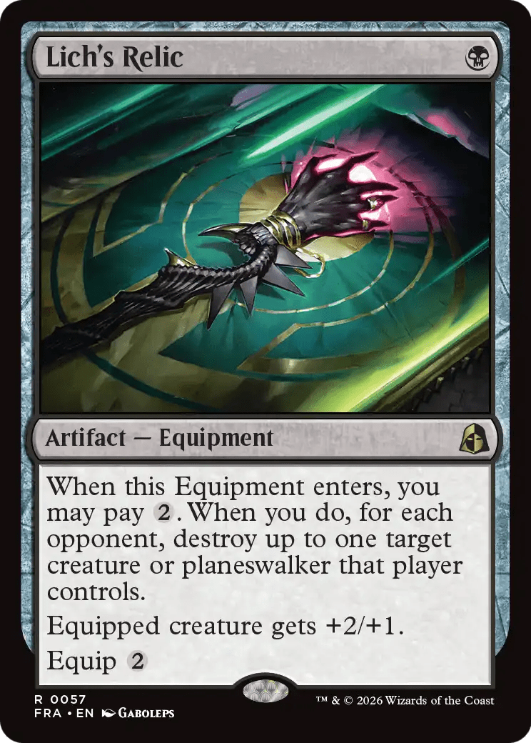 Lich's Relic [Reality Fracture] MTG Single Magic: The Gathering  | Multizone: Comics And Games