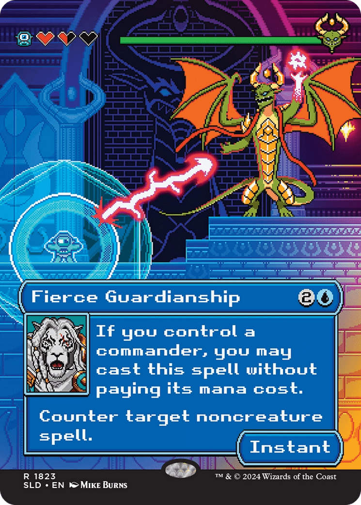 Fierce Guardianship [Secret Lair Drop Series] MTG Single Magic: The Gathering  | Multizone: Comics And Games