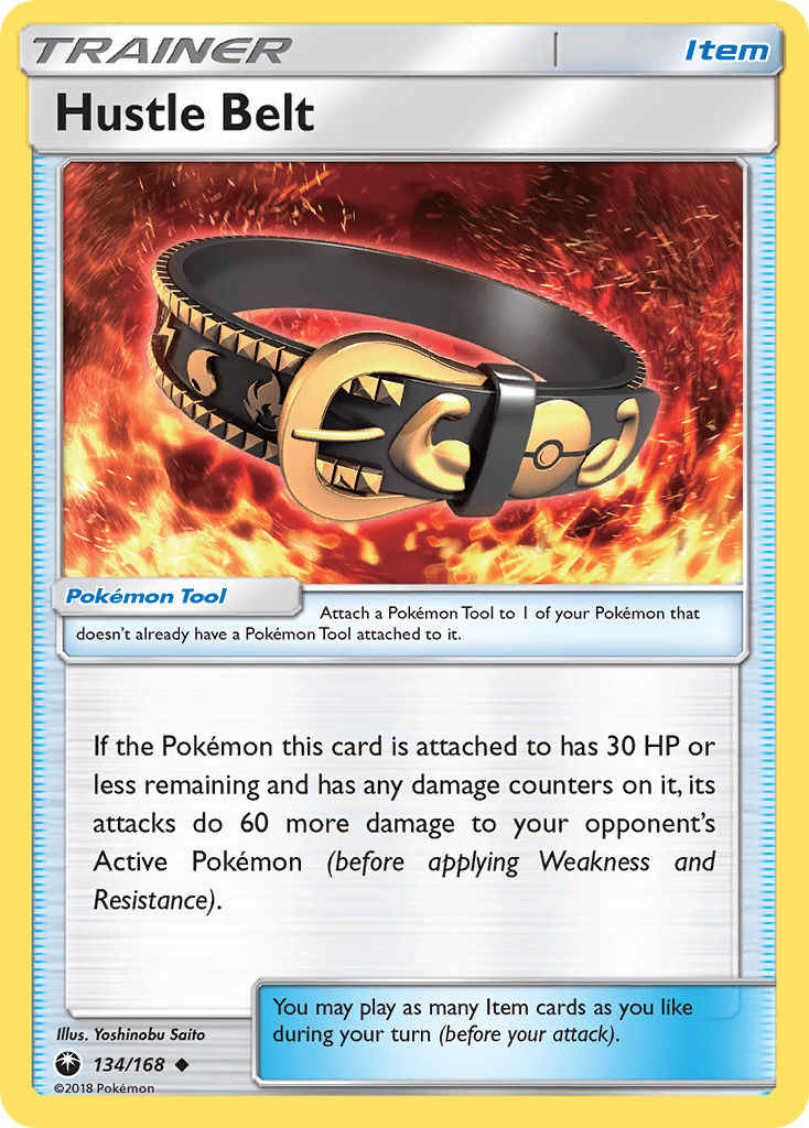 Hustle Belt (134/168) [Sun & Moon: Celestial Storm] Pokemon Single Pokémon  | Multizone: Comics And Games