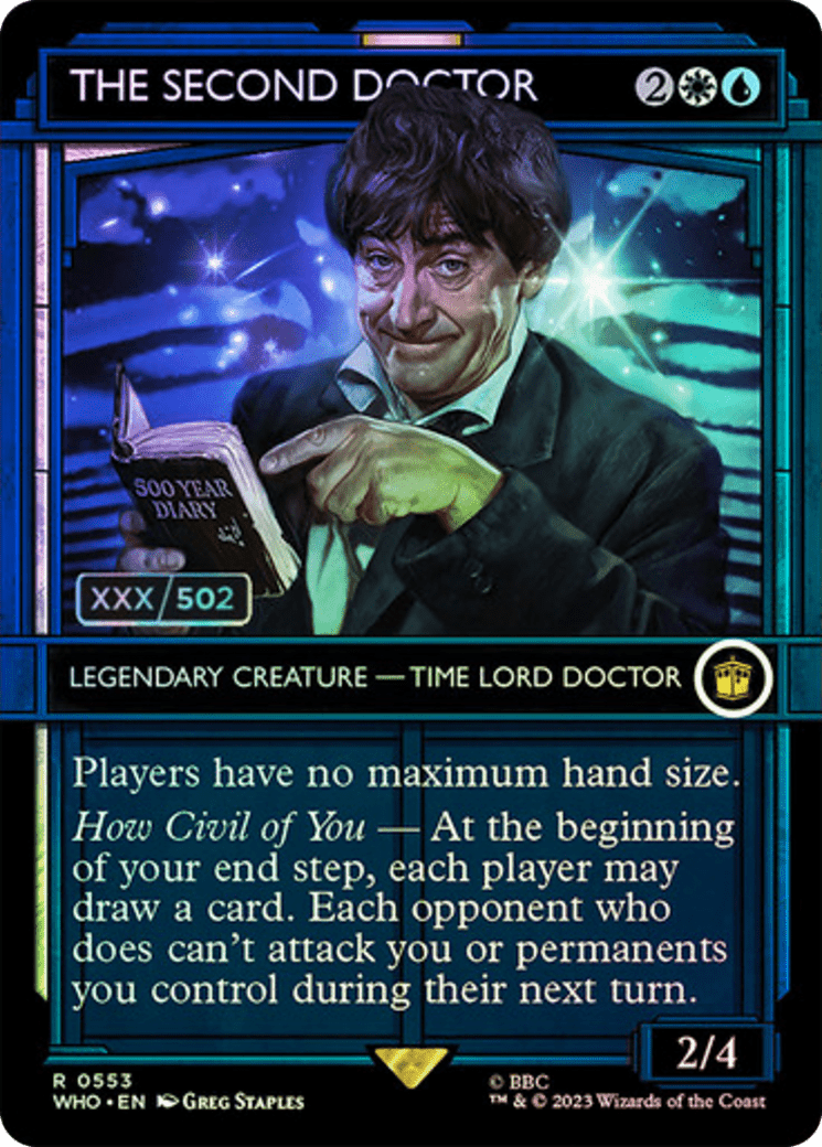 The Second Doctor (Serial Numbered) [Doctor Who] MTG Single Magic: The Gathering  | Multizone: Comics And Games