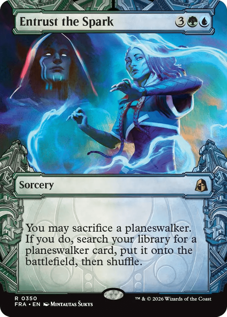 Entrust the Spark (Showcase) [Reality Fracture] MTG Single Magic: The Gathering  | Multizone: Comics And Games