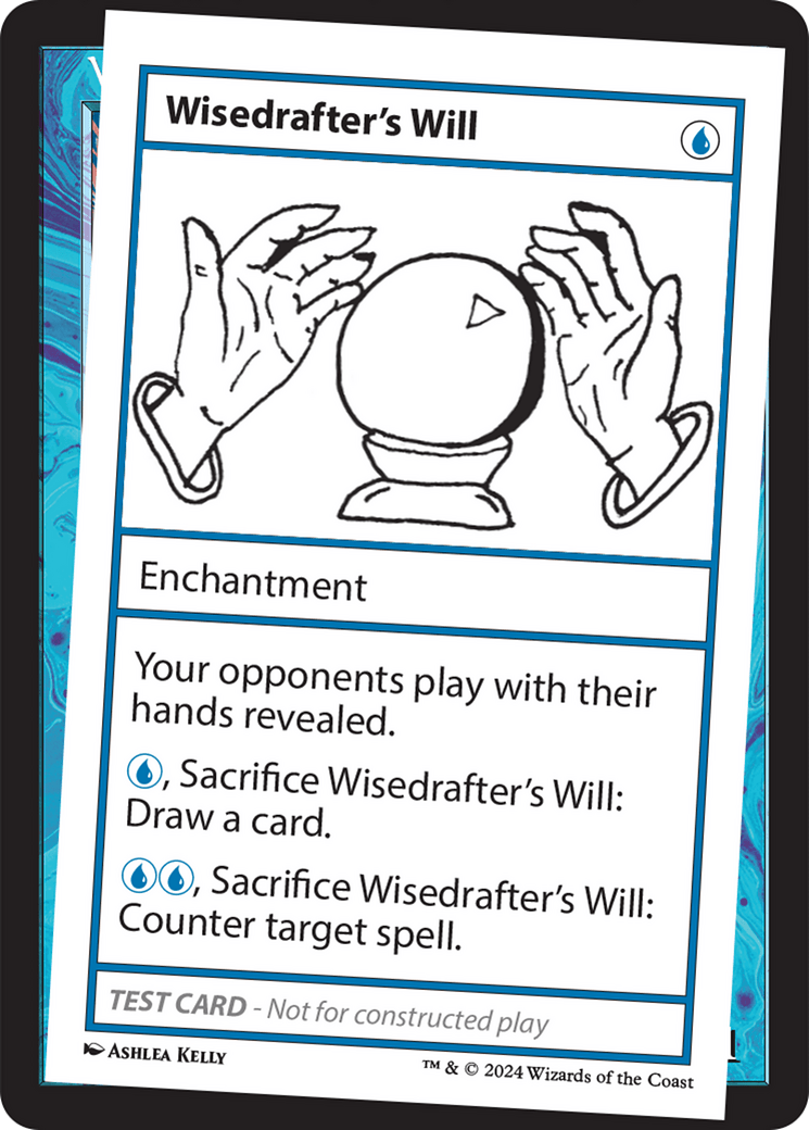 Wisedrafter's Will [Mystery Booster 2 Playtest Cards] MTG Single Magic: The Gathering  | Multizone: Comics And Games
