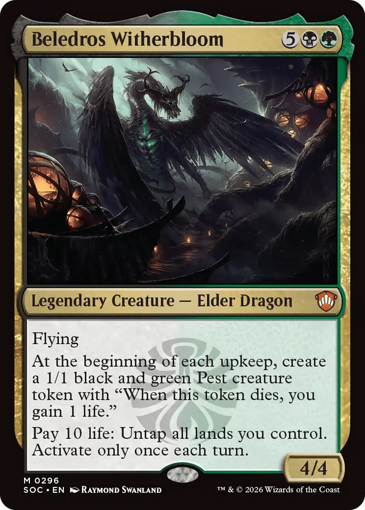 Beledros Witherbloom [Secrets of Strixhaven Commander] MTG Single Magic: The Gathering  | Multizone: Comics And Games