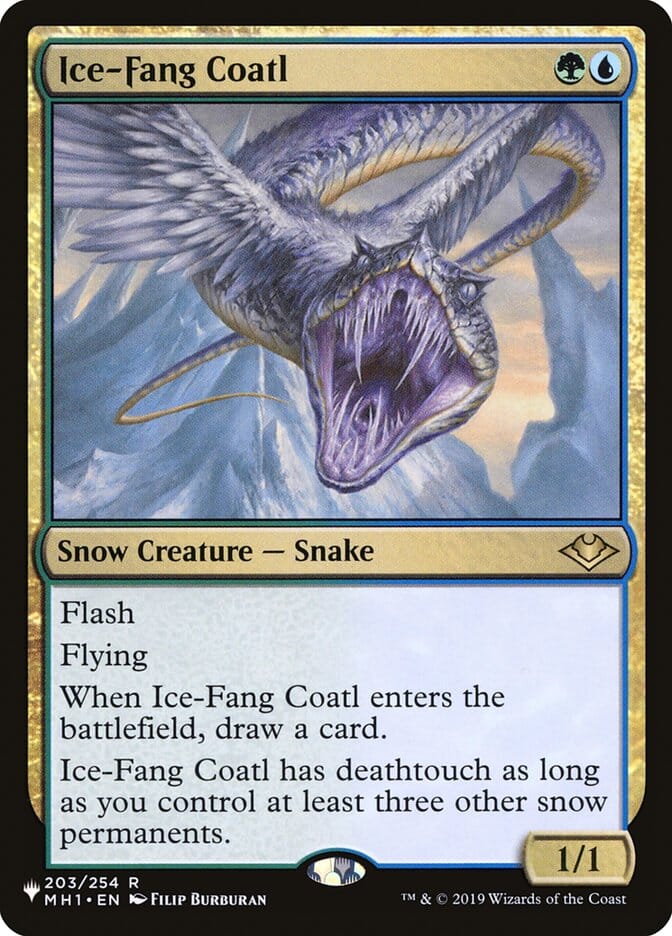 Ice-Fang Coatl [The List] MTG Single Magic: The Gathering  | Multizone: Comics And Games
