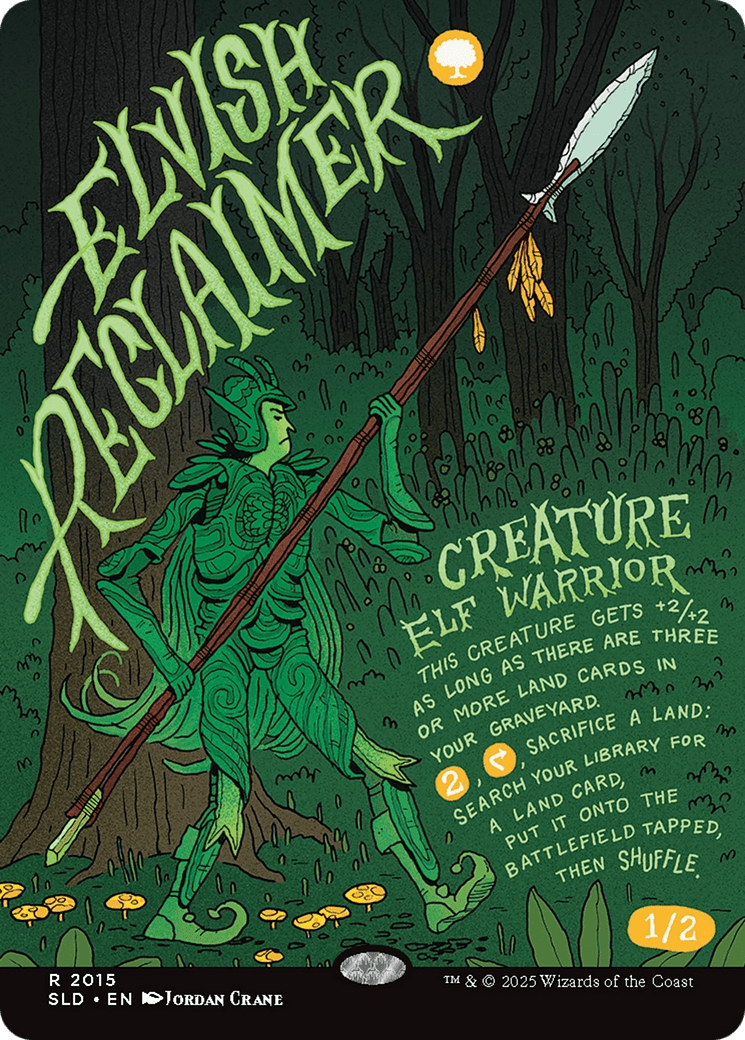 Elvish Reclaimer [Secret Lair Drop Series] MTG Single Magic: The Gathering  | Multizone: Comics And Games