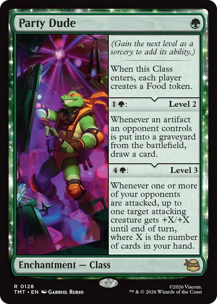 Party Dude [Teenage Mutant Ninja Turtles] MTG Single Magic: The Gathering  | Multizone: Comics And Games
