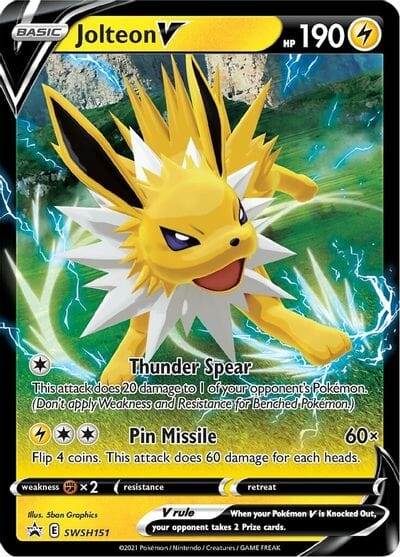 Jolteon V (SWSH151) [Sword & Shield: Black Star Promos] Pokemon Single Pokémon  | Multizone: Comics And Games