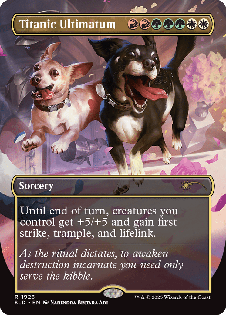 Titanic Ultimatum (1923) (Rainbow Foil) [Secret Lair Drop Series] MTG Single Magic: The Gathering  | Multizone: Comics And Games