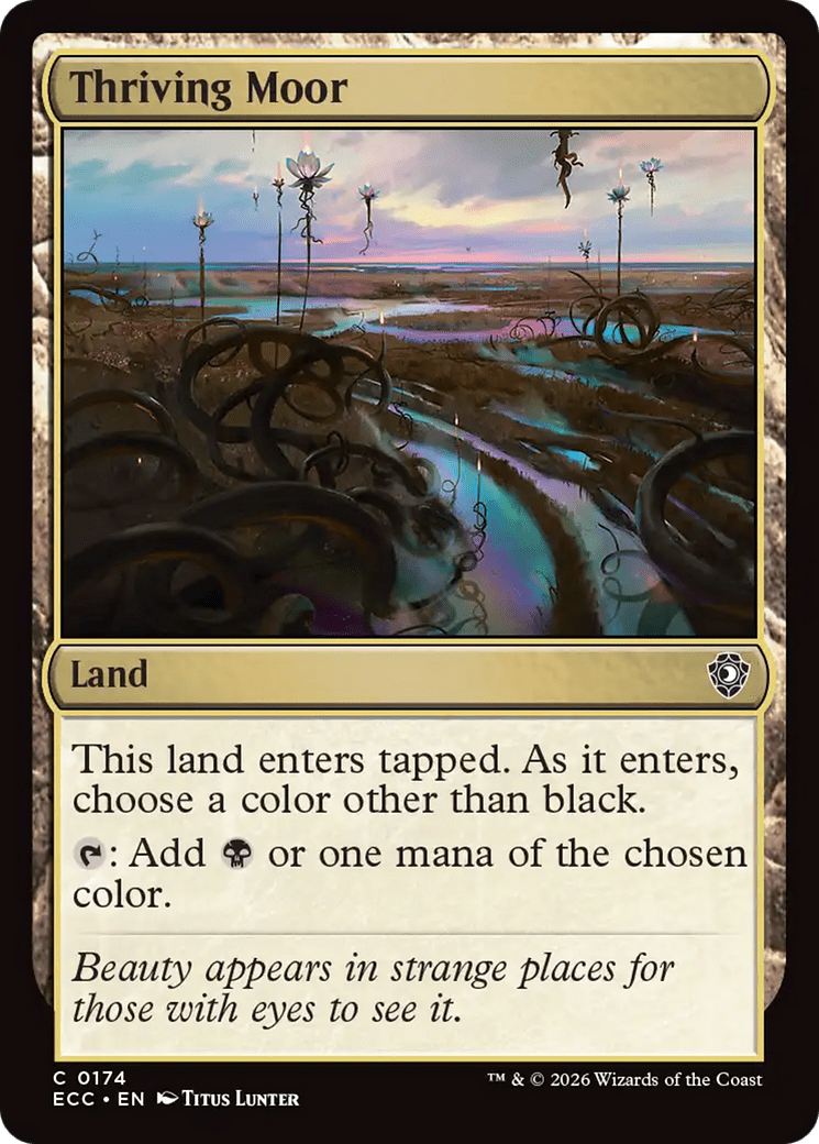 Thriving Moor [Lorwyn Eclipsed Commander] MTG Single Magic: The Gathering  | Multizone: Comics And Games
