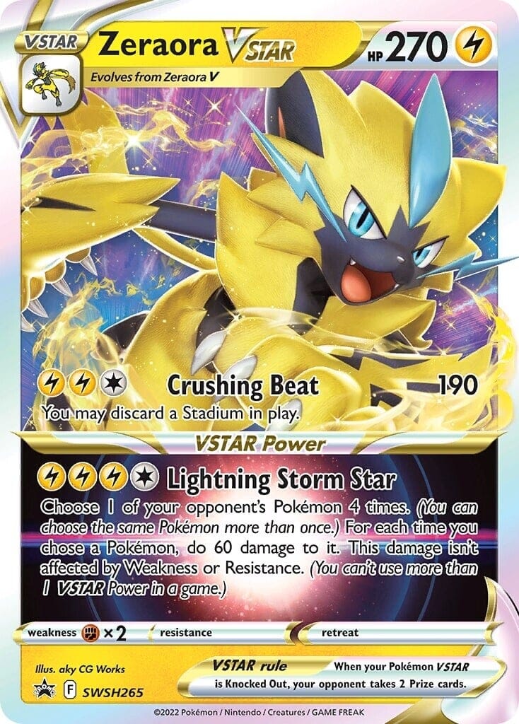 Zeraora VSTAR (SWSH265) [Sword & Shield: Black Star Promos] Pokemon Single Pokémon  | Multizone: Comics And Games