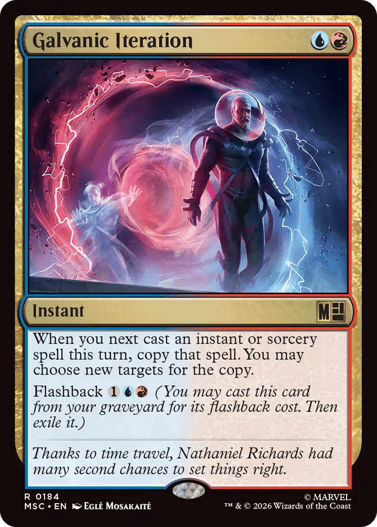 Galvanic Iteration [Marvel Super Heroes Commander] MTG Single Magic: The Gathering  | Multizone: Comics And Games