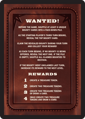 Bounty: Frankie the Fang // Bounty Rules Double-Sided Token [Outlaws of Thunder Junction Commander Tokens] MTG Single Magic: The Gathering  | Multizone: Comics And Games