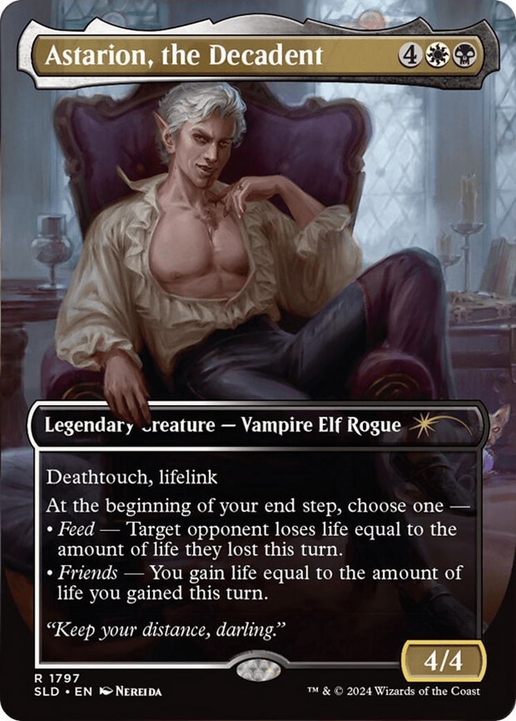 Astarion, the Decadent (Rainbow Foil) [Secret Lair Drop Series] MTG Single Magic: The Gathering  | Multizone: Comics And Games