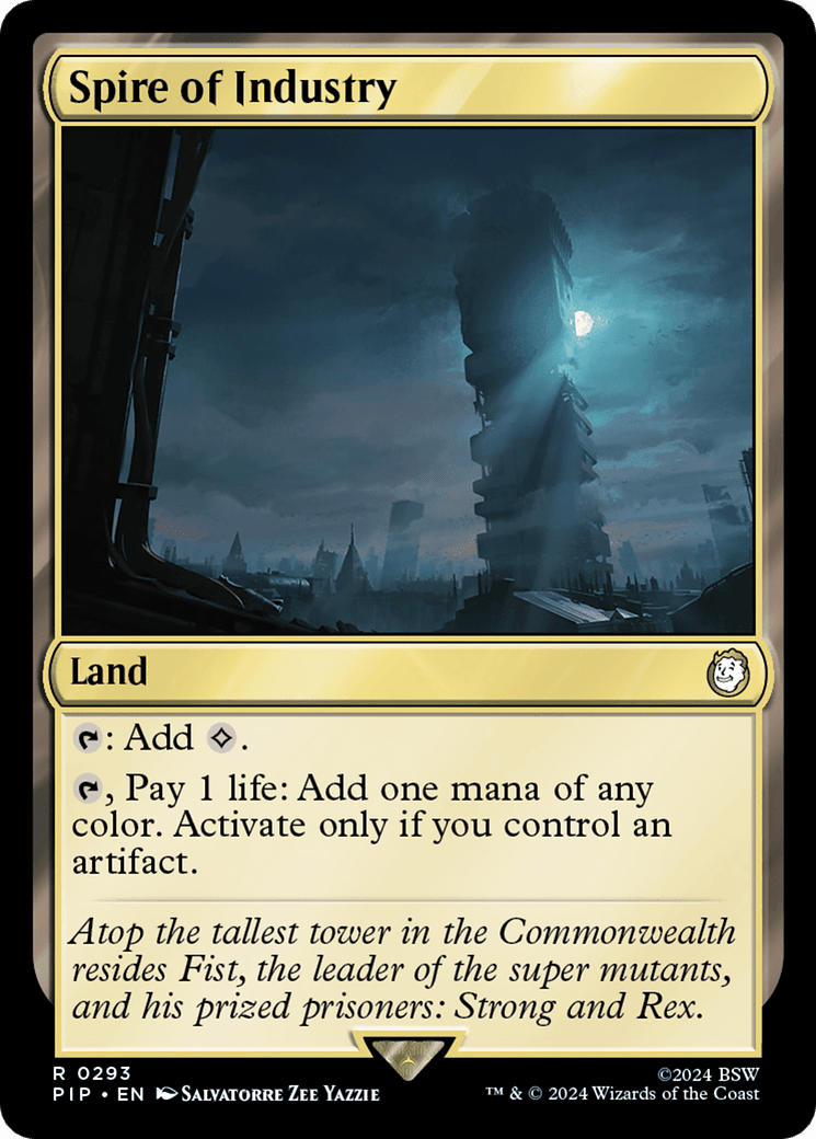 Spire of Industry [Fallout] MTG Single Magic: The Gathering  | Multizone: Comics And Games