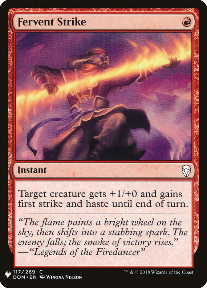 Fervent Strike [Mystery Booster] MTG Single Magic: The Gathering  | Multizone: Comics And Games