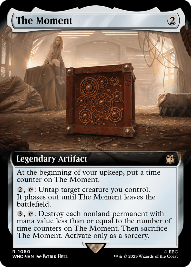 The Moment (Extended Art) (Surge Foil) [Doctor Who] MTG Single Magic: The Gathering  | Multizone: Comics And Games