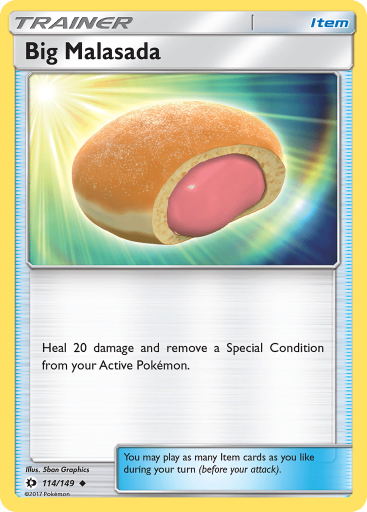 Big Malasada (114/149) [Sun & Moon: Base Set] Pokemon Single Pokémon  | Multizone: Comics And Games