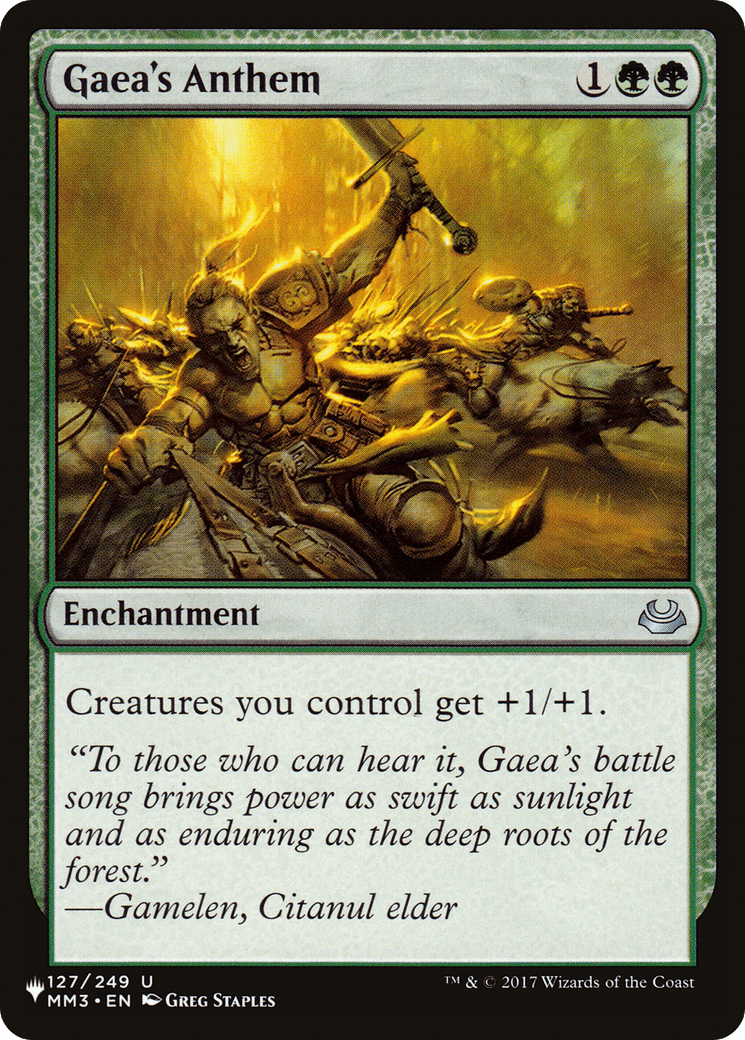 Gaea's Anthem (MM3) [The List] MTG Single Magic: The Gathering  | Multizone: Comics And Games