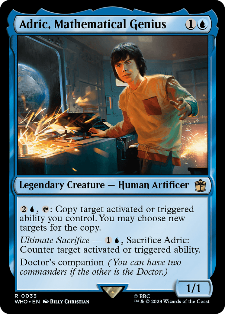 Adric, Mathematical Genius [Doctor Who] MTG Single Magic: The Gathering  | Multizone: Comics And Games