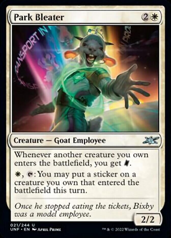 Park Bleater [Unfinity] MTG Single Magic: The Gathering  | Multizone: Comics And Games