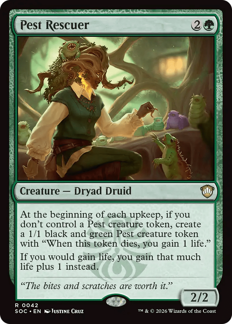 Pest Rescuer [Secrets of Strixhaven Commander] MTG Single Magic: The Gathering  | Multizone: Comics And Games