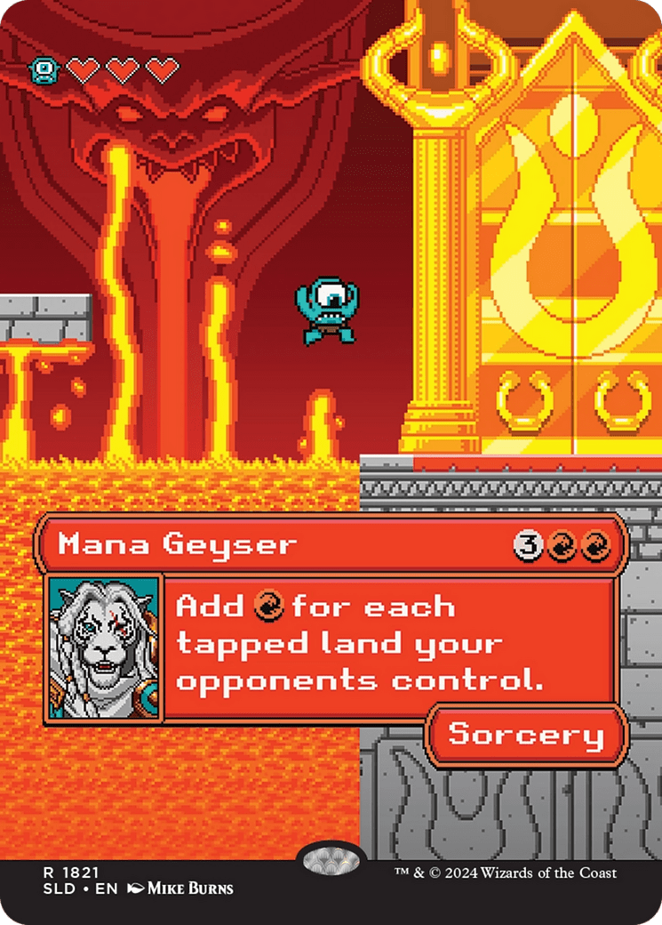 Mana Geyser [Secret Lair Drop Series] MTG Single Magic: The Gathering  | Multizone: Comics And Games