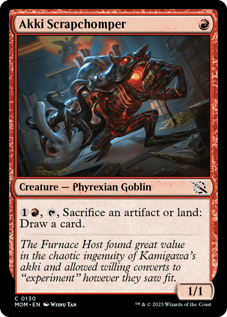 Akki Scrapchomper [March of the Machine] MTG Single Magic: The Gathering  | Multizone: Comics And Games