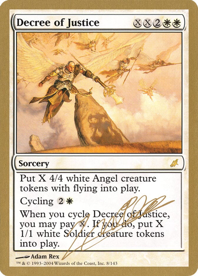 Decree of Justice (Julien Nuijten) [World Championship Decks 2004] MTG Single Magic: The Gathering  | Multizone: Comics And Games