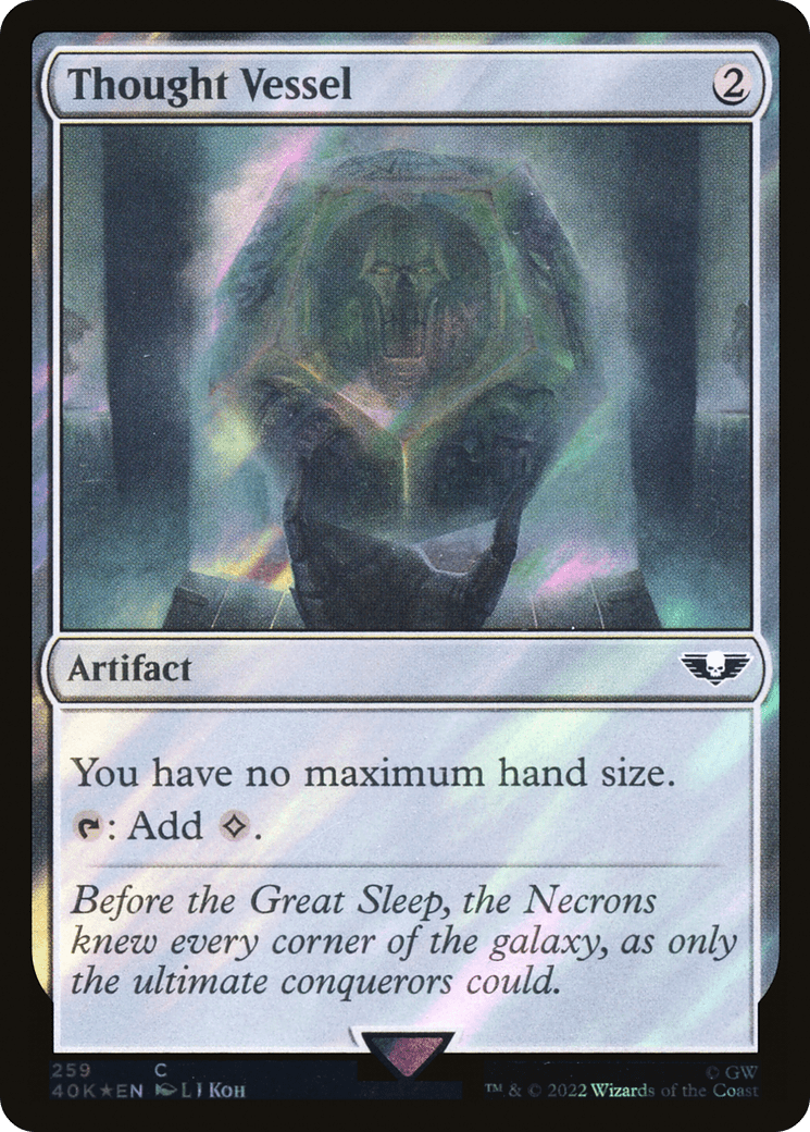 Thought Vessel (Surge Foil) [Marvel Super Heroes Commander] MTG Single Magic: The Gathering  | Multizone: Comics And Games