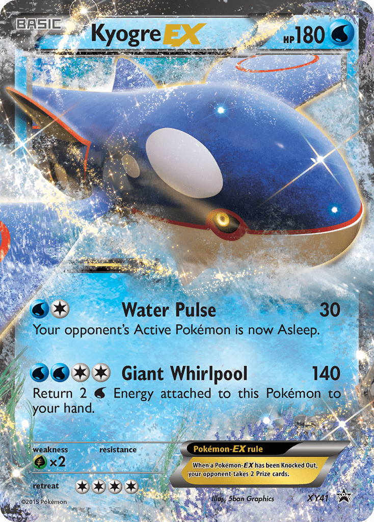 Kyogre EX (XY41) [XY: Black Star Promos] Pokemon Single Pokémon  | Multizone: Comics And Games