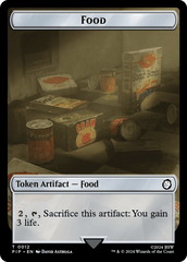 Food (0012) // Human Soldier Double-Sided Token [Fallout Tokens] MTG Single Magic: The Gathering  | Multizone: Comics And Games