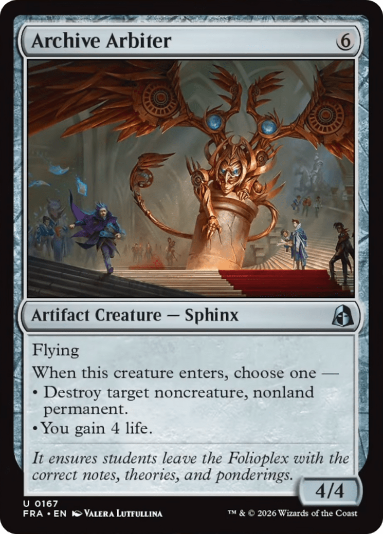 Archive Arbiter [Reality Fracture] MTG Single Magic: The Gathering  | Multizone: Comics And Games