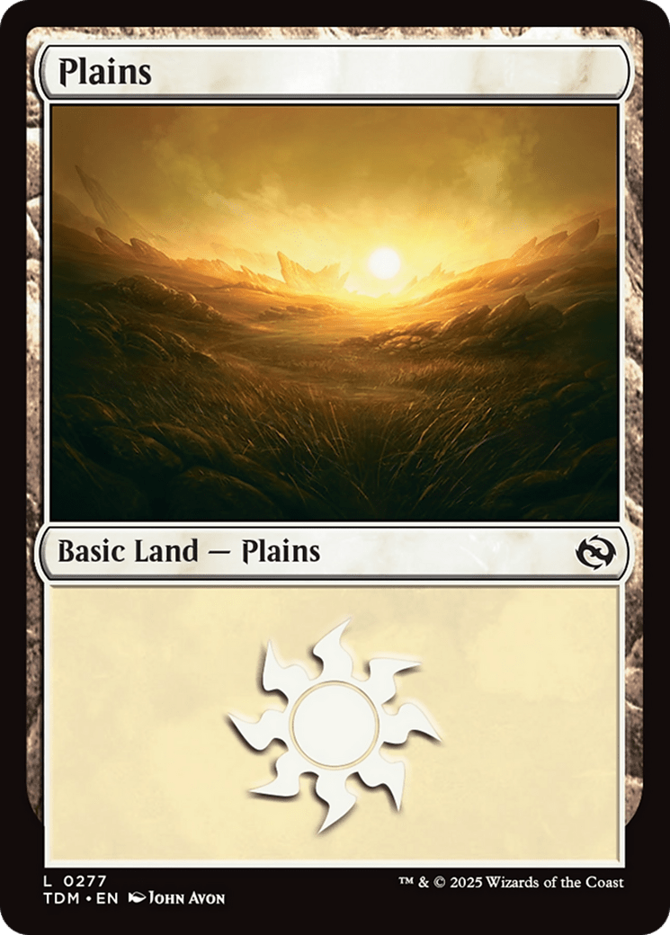 Plains (0277) [Tarkir: Dragonstorm] MTG Single Magic: The Gathering  | Multizone: Comics And Games