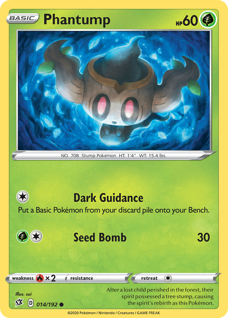 Phantump (014/192) [Sword & Shield: Rebel Clash] Pokemon Single Pokémon  | Multizone: Comics And Games