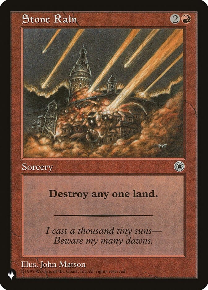 Stone Rain [The List] MTG Single Magic: The Gathering  | Multizone: Comics And Games