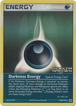 Darkness Energy (103/113) (Stamped) [EX: Delta Species] Pokemon Single Pokémon  | Multizone: Comics And Games