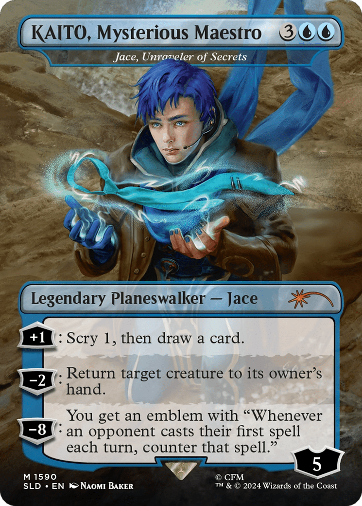 KAITO, Mysterious Maestro - Jace, Unraveler of Secrets [Secret Lair Drop Series] MTG Single Magic: The Gathering  | Multizone: Comics And Games